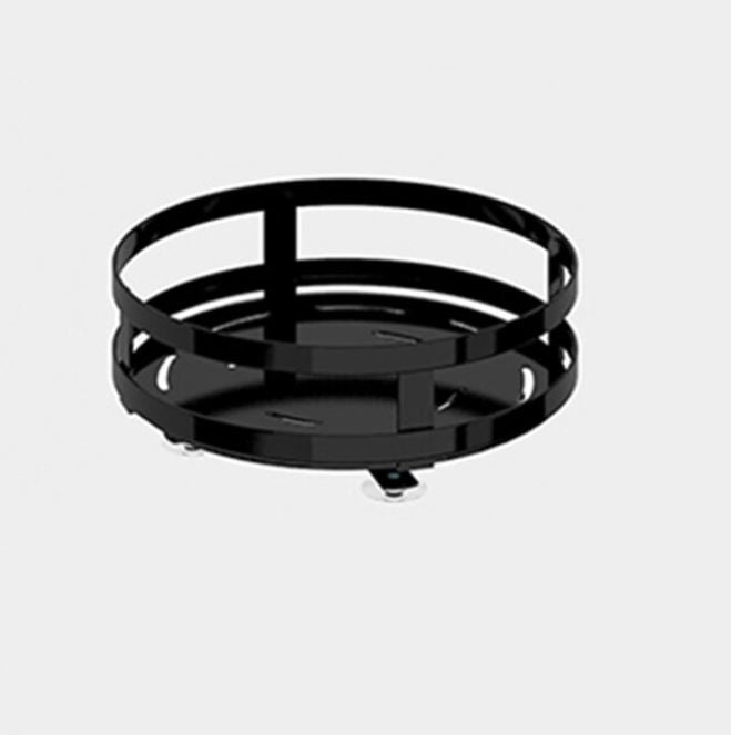 Adjustable rotating kitchen organiser stand with 360-degree storage design